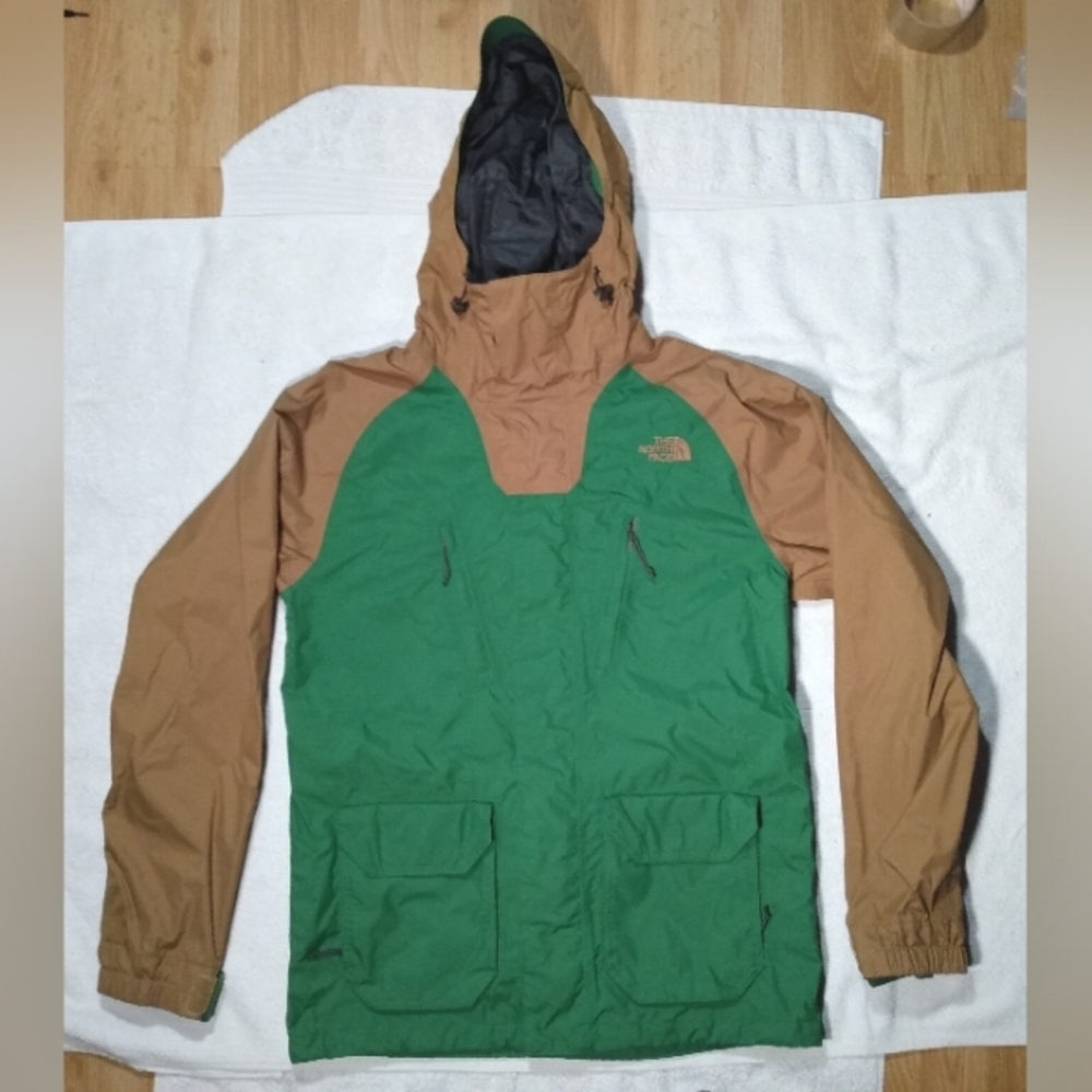 The North Face Green and Tan Performance Jacket